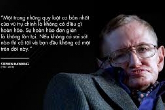Thiên tài khuyết tật Stephen Hawking và những câu nói để đời